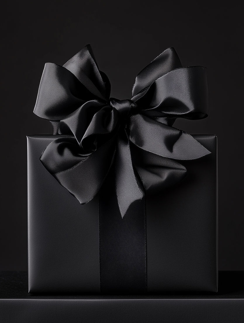 Caja de regalo negra