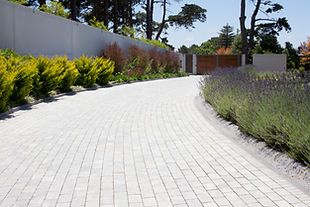 Block paved driveway