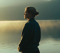 Woman by Lake