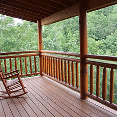 Rustic Cabin Porch