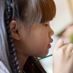 Child Drawing On Cup