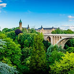 Cityscape with bridge