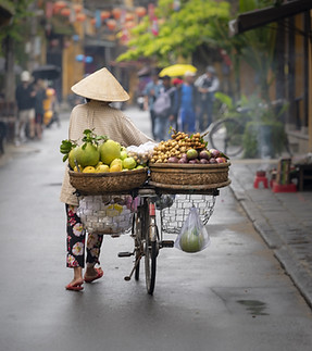 Street Market Scene