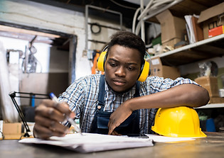 Engineer with Headphones
