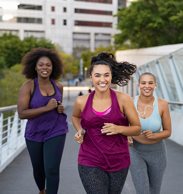 Women Running Together
