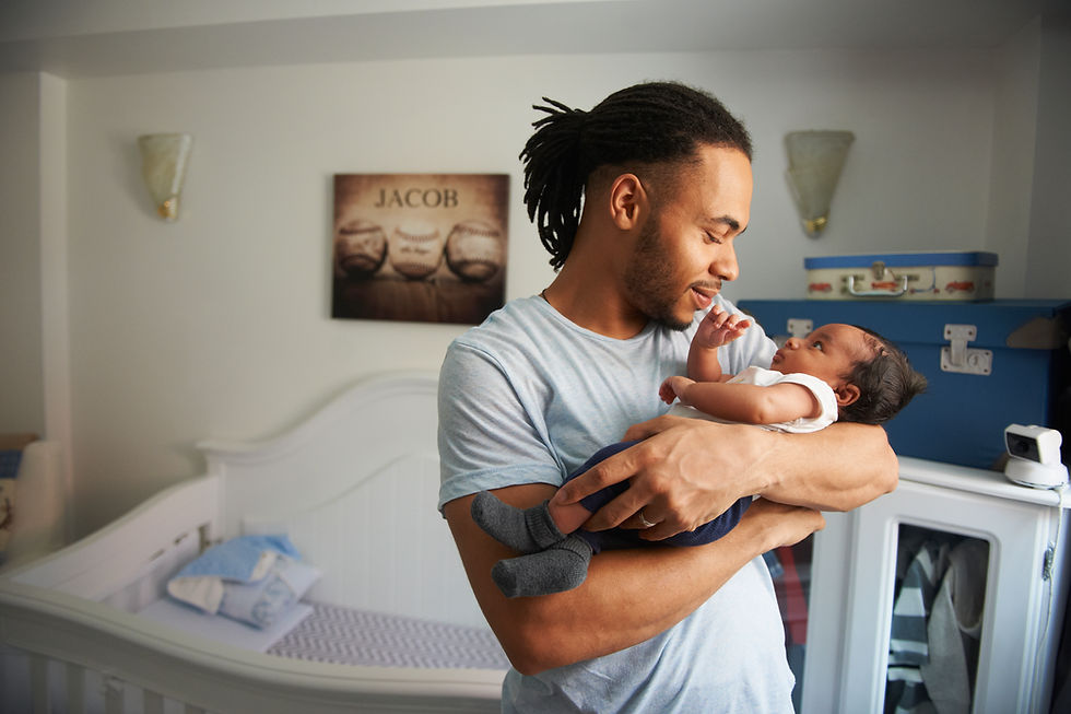 Father Holding Baby