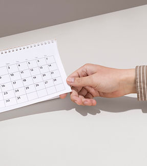 Hand Holding Calendar