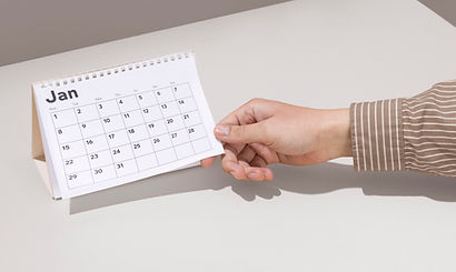 Hand Holding Calendar
