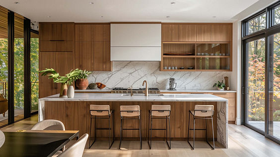 Design intérieur de la cuisine moderne