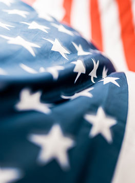 American Flag Close-Up