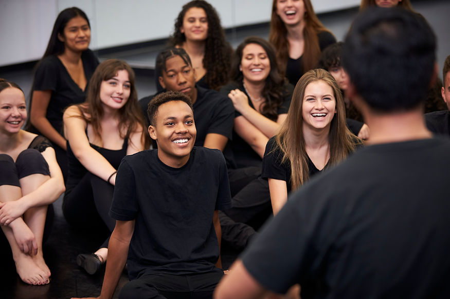 Diverse Group Laughing