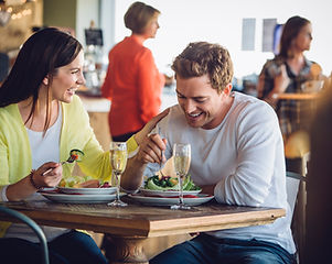 Enjoying Salad