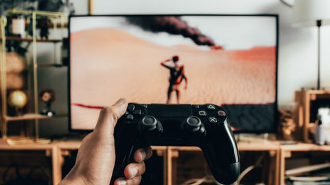Gaming on a tv