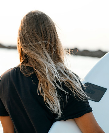 Surfer with Surfboard