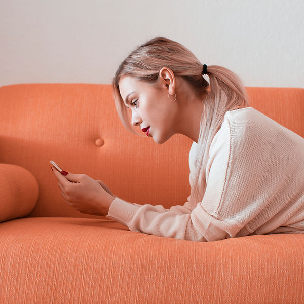 Woman Using Smartphone