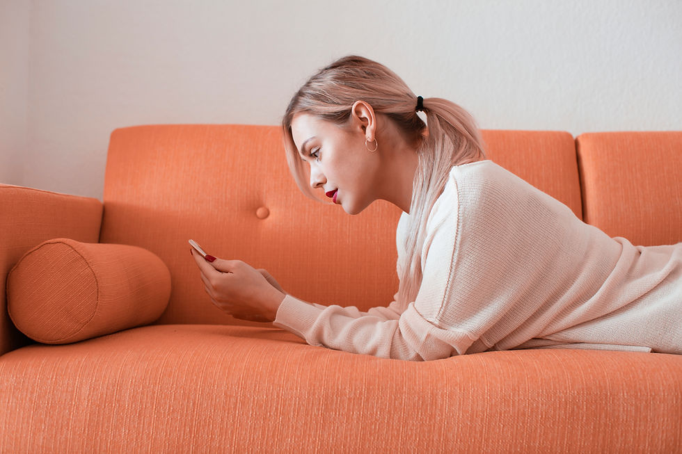 Woman Using Smartphone