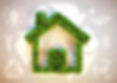 Sustainable living - 3d illustration with ecology icons on brown wooden background