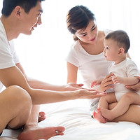 Happy Young Family