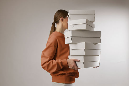 Carrying Shoe Boxes