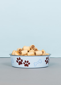 Dog Treats in Bowl