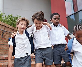 Children In School Uniforms