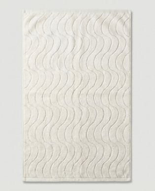 White Textured Towel
