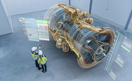 Futuristic Industrial Visualization