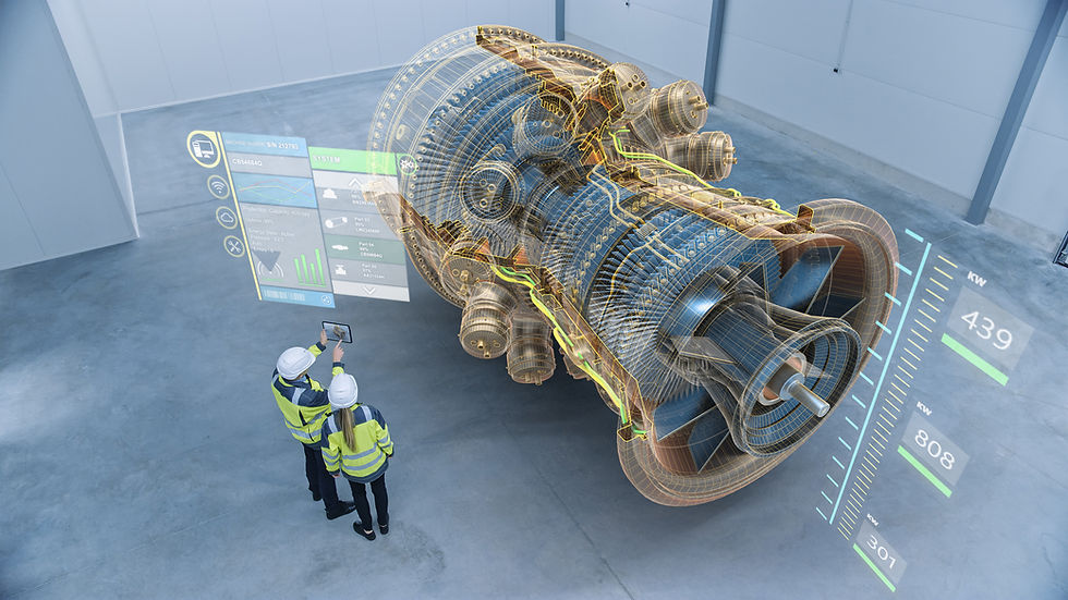 Futuristic Industrial Visualization