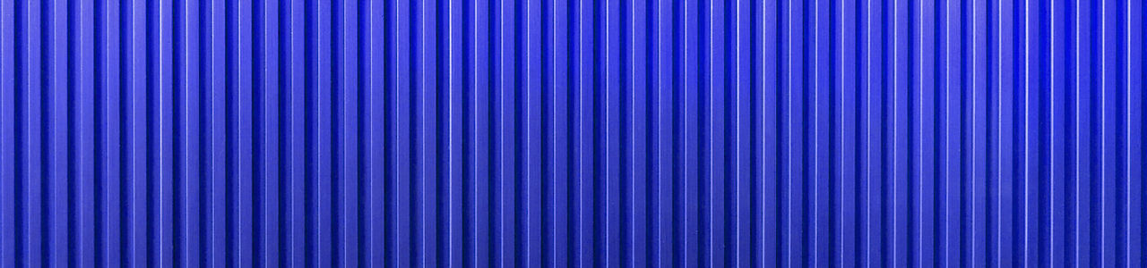 Blue Metal Fence