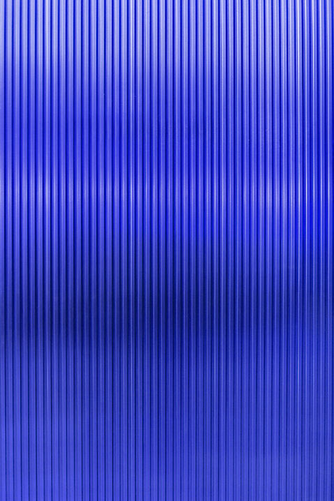 Blue Metal Fence