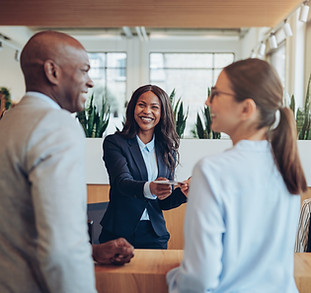 Couple Checking In - Payroll Onboarding - Jackson Consulting - TJ Tax Services, LLC. dba Jackson Consulting is a woman owned minority Atlanta based general accounting firm.