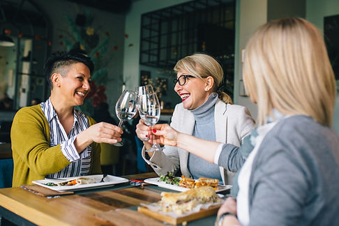 Women at Fancy Lunch