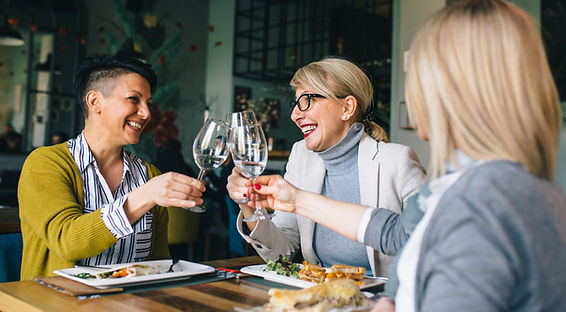 Women at Fancy Lunch