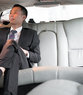 Drinking in Luxury Car