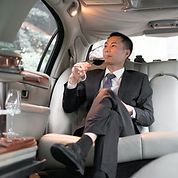 Drinking in Luxury Car