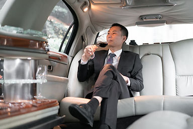 Drinking in Luxury Car