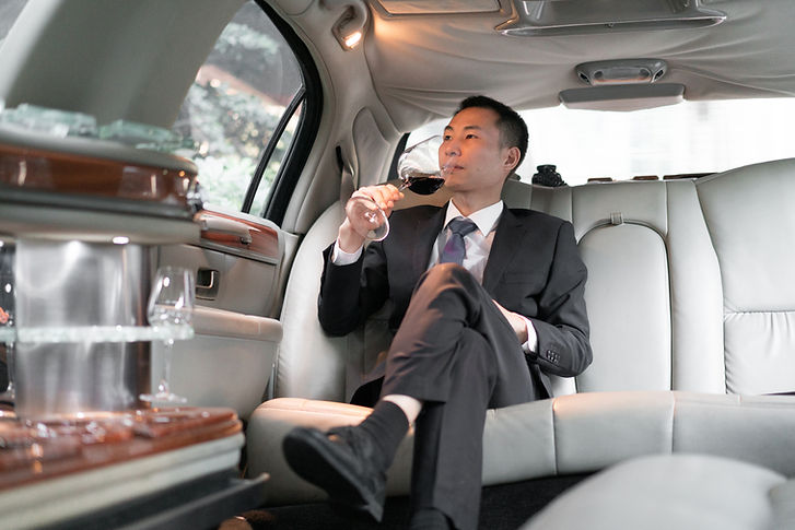 Luxury Limousine Scene