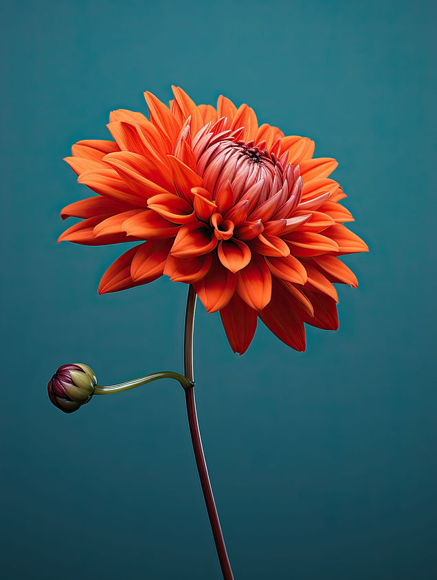 Orange Dahlia