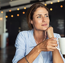 Woman Having Coffee