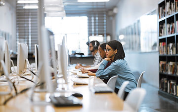 A Tech It Easy Computer Class at the Cincinnati Library Computer Workstations