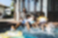 Family in Pool