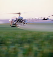 Aerial Spraying Helicopter