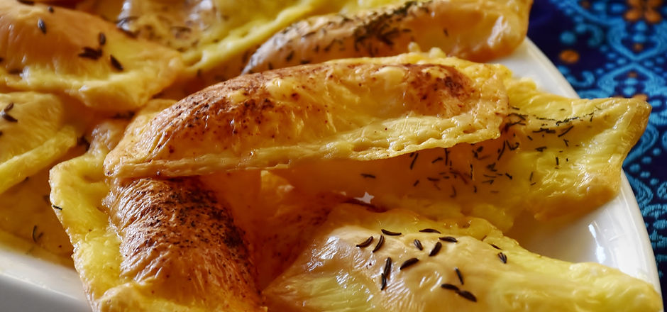Salgados de queijo