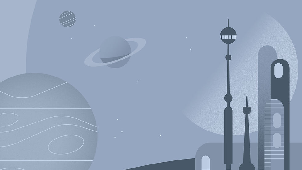 Futuristic Space Landscape