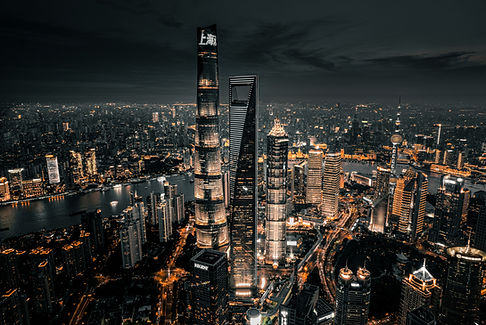 Paisaje nocturno de Shanghái