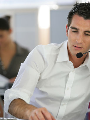 Agent at contact center