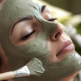 Woman Receiving Face Mask