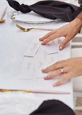 Décoration de la table de mariage 