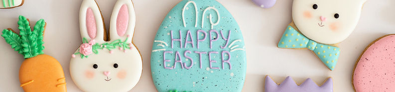 Easter-Themed Decorative Cookies