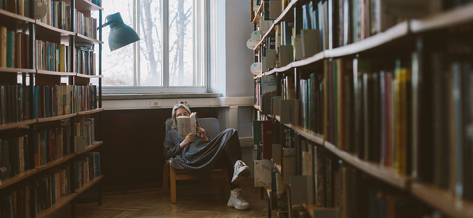 Reading in Library